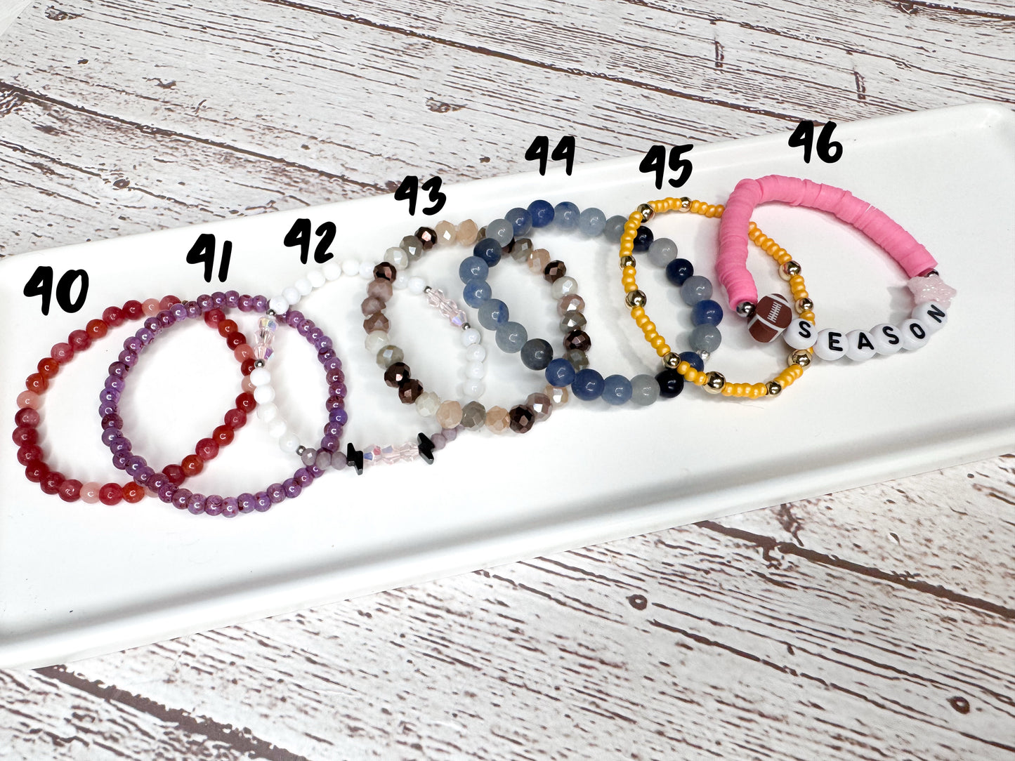 Sweater Weather girl’s mix & match bracelets