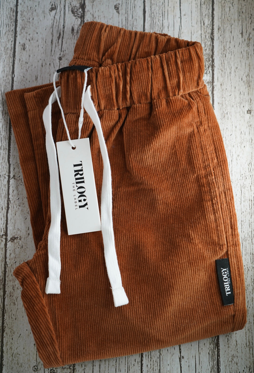 Trilogy burnt sienna cord pants 2T, 4T