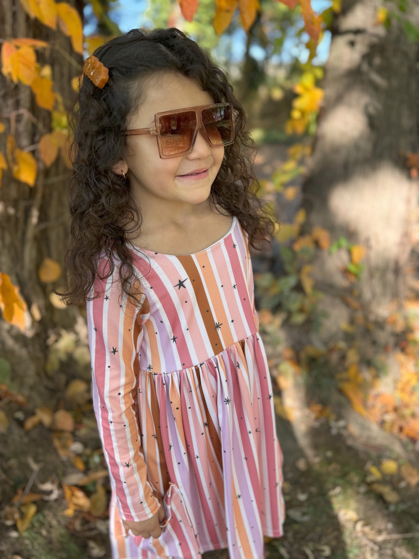 Oversized brown shades