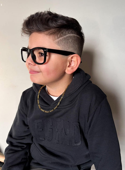 2.5mm 18k gold plated sterling silver yellow gold Italian figaro chain