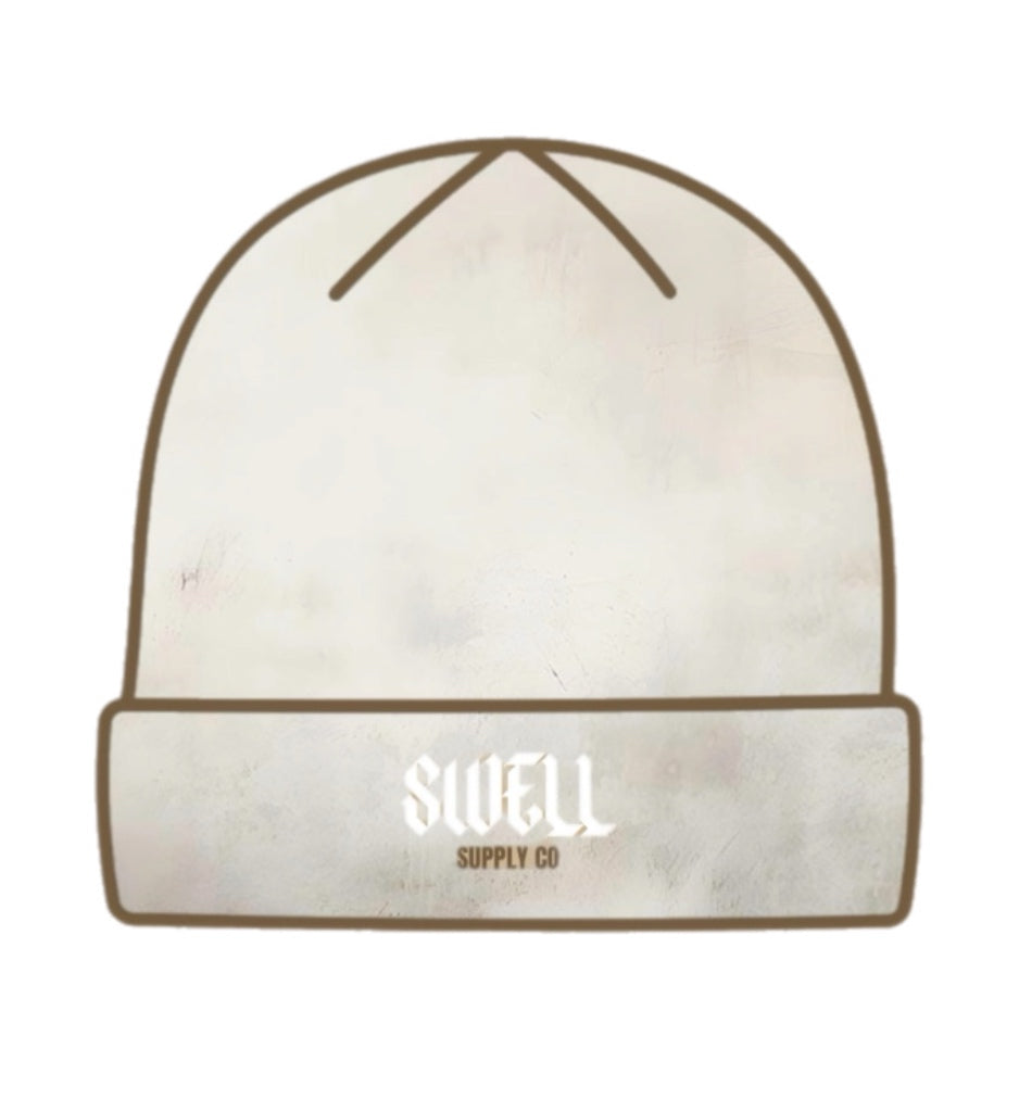 Ghost wash beanie