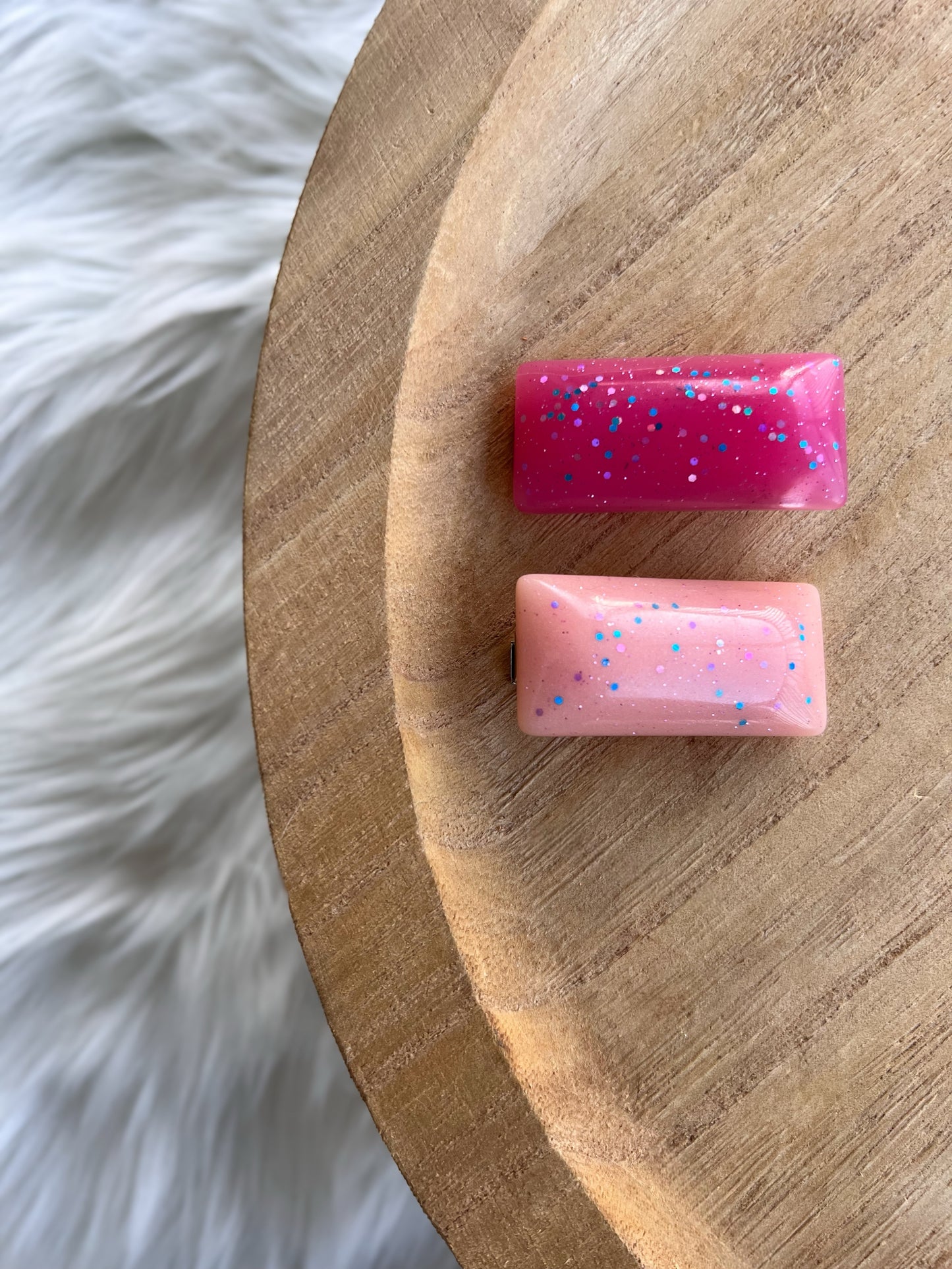 Pink clips
