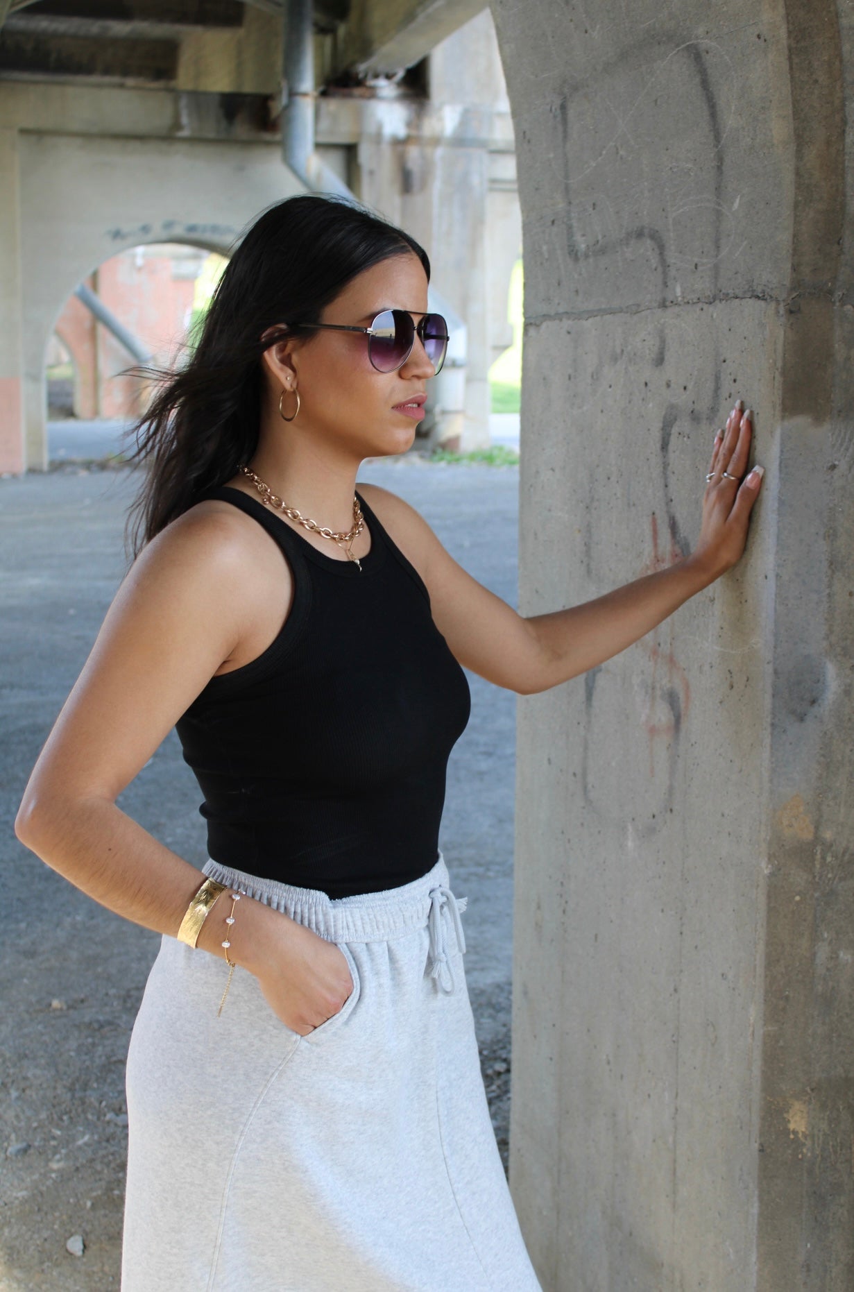 Waterproof stainless pearl bracelet