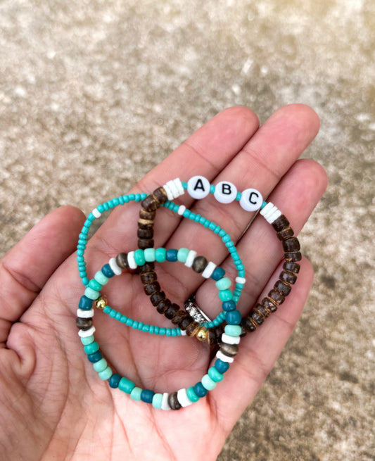 ABC or name set of 3