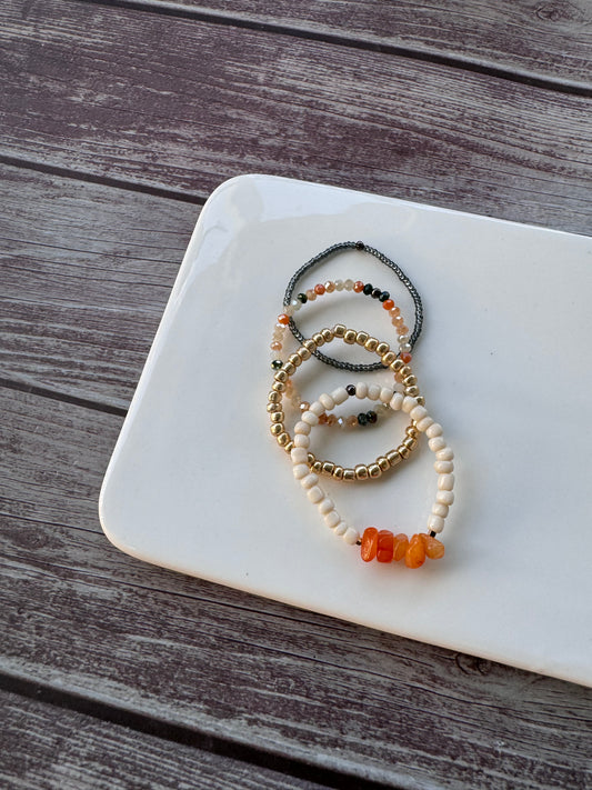 Pumpkin pie set of 4