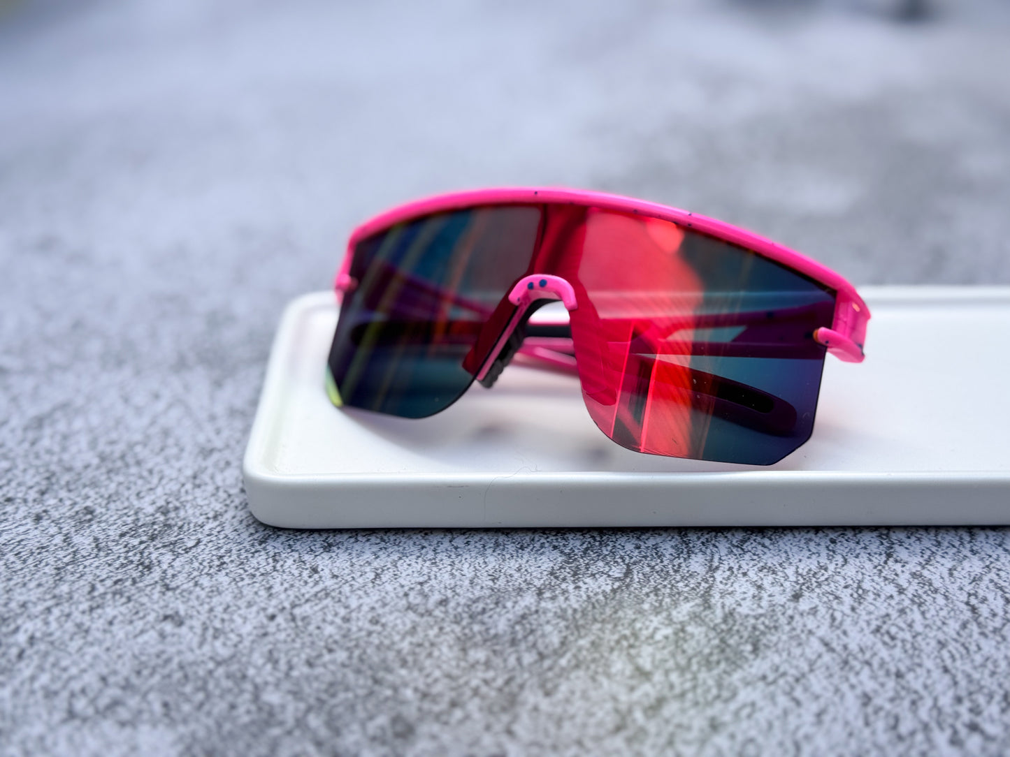 Pink toddler cycling sunnies