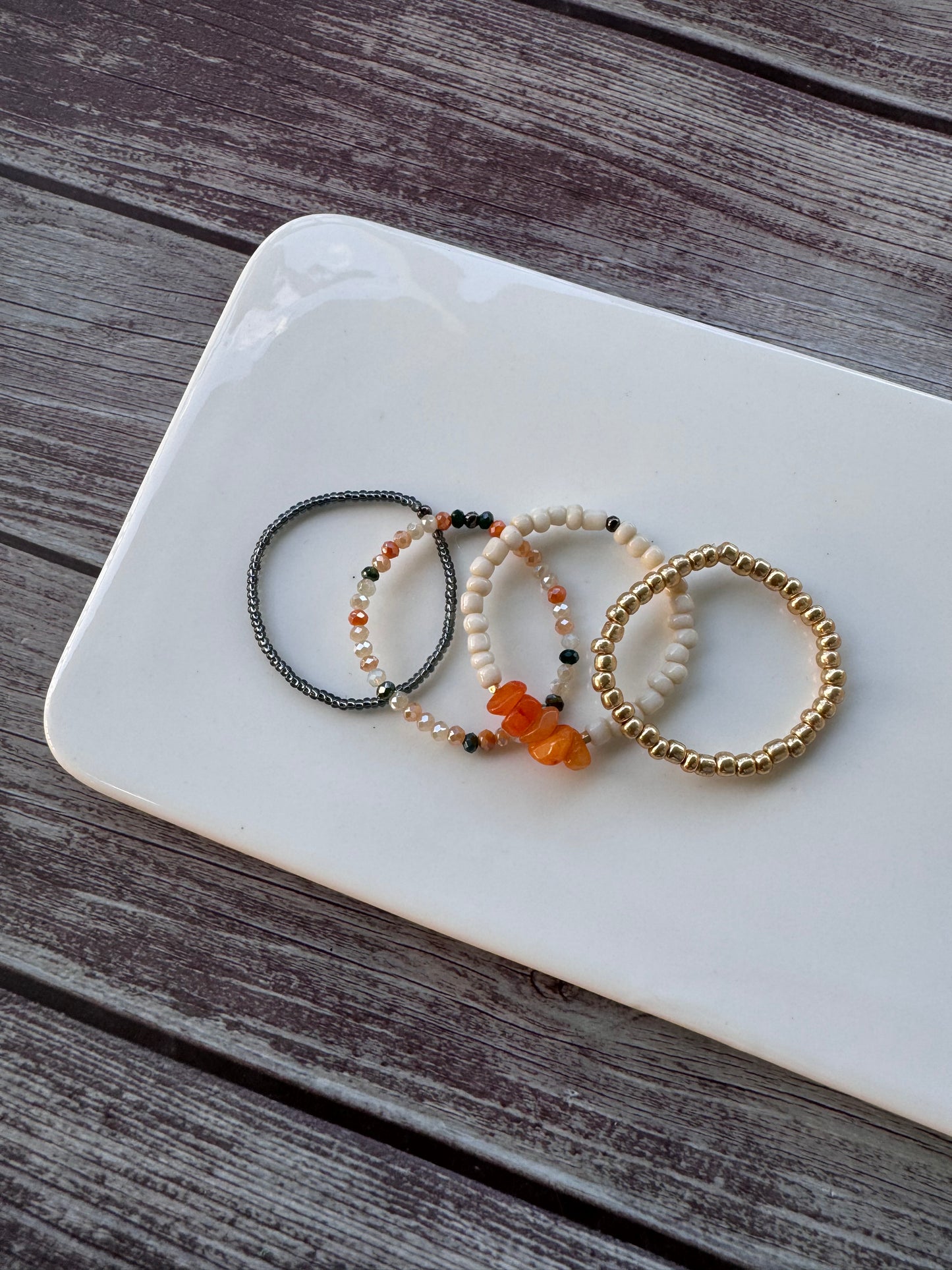 Pumpkin pie set of 4