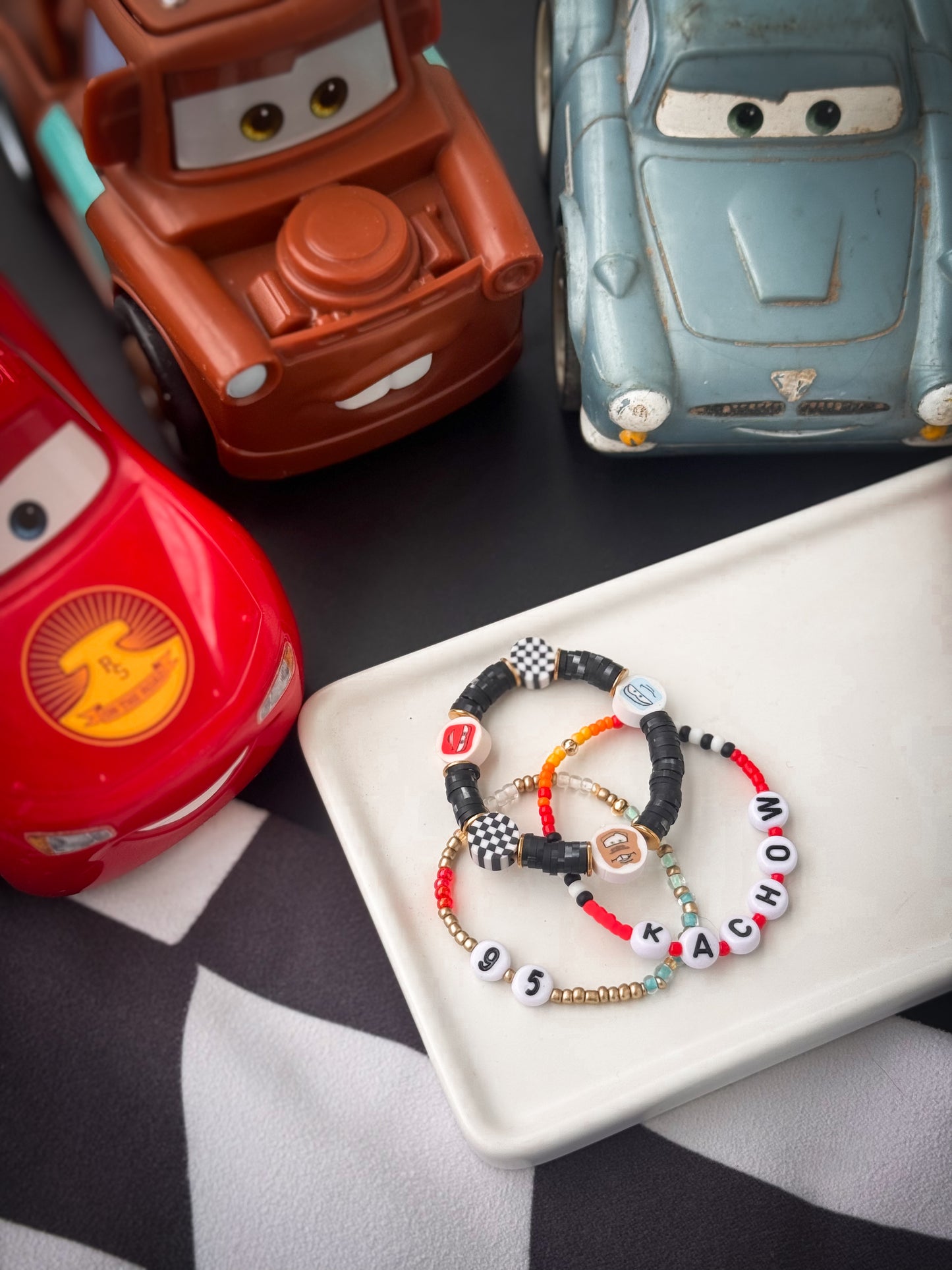 McQueen racer bracelets
