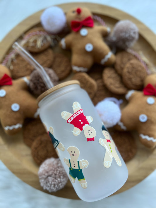 Gingerbread man tumbler