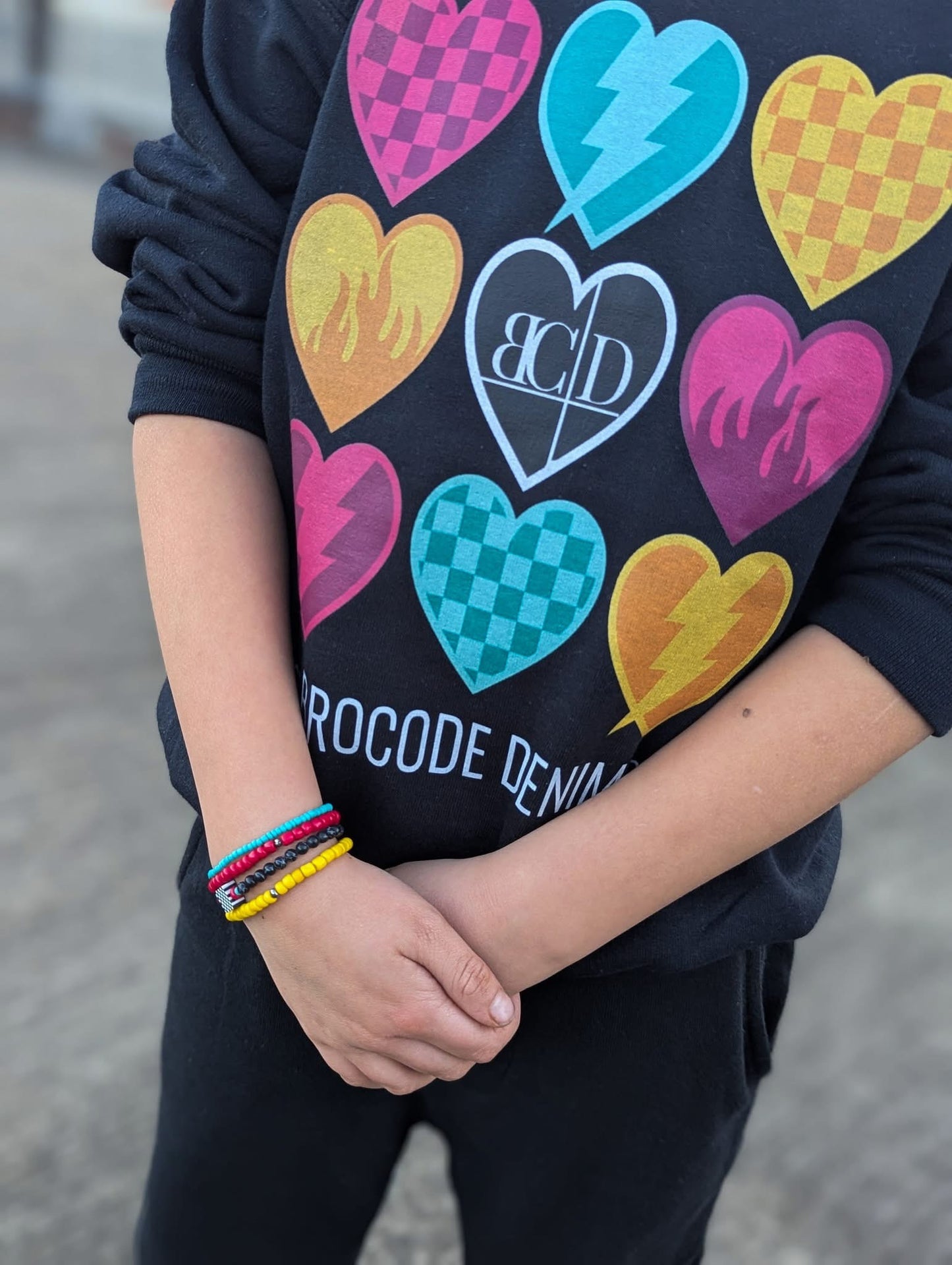 I ❤️🔥 checks set of 4