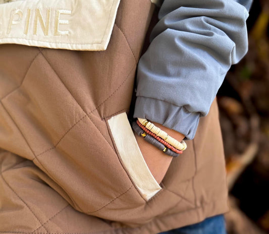 Brown & cream set or individual