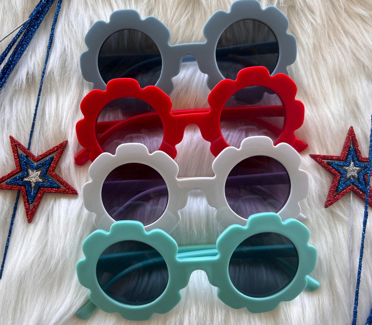 RWB flower sunnies