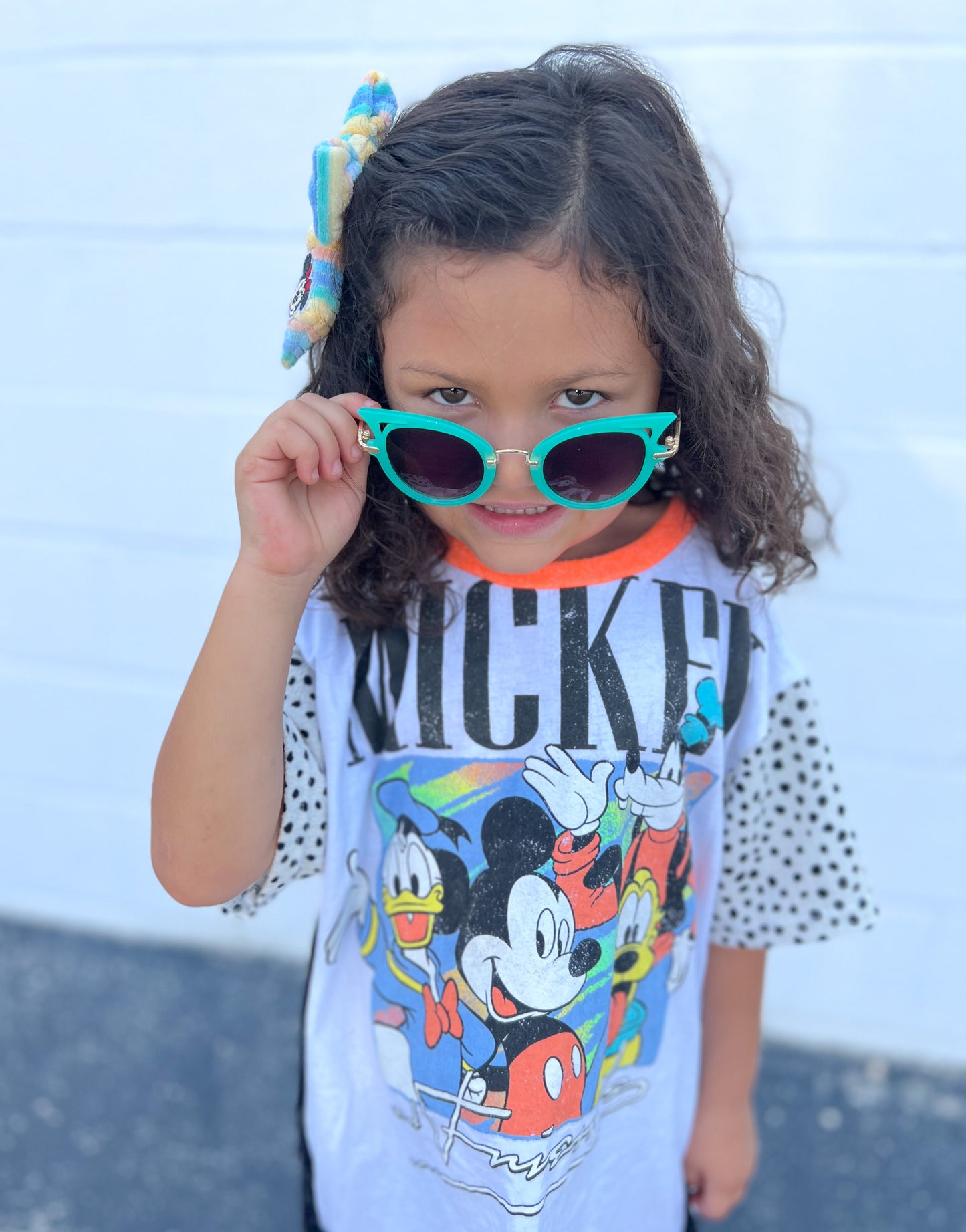 Red or teal cat eye sunnies