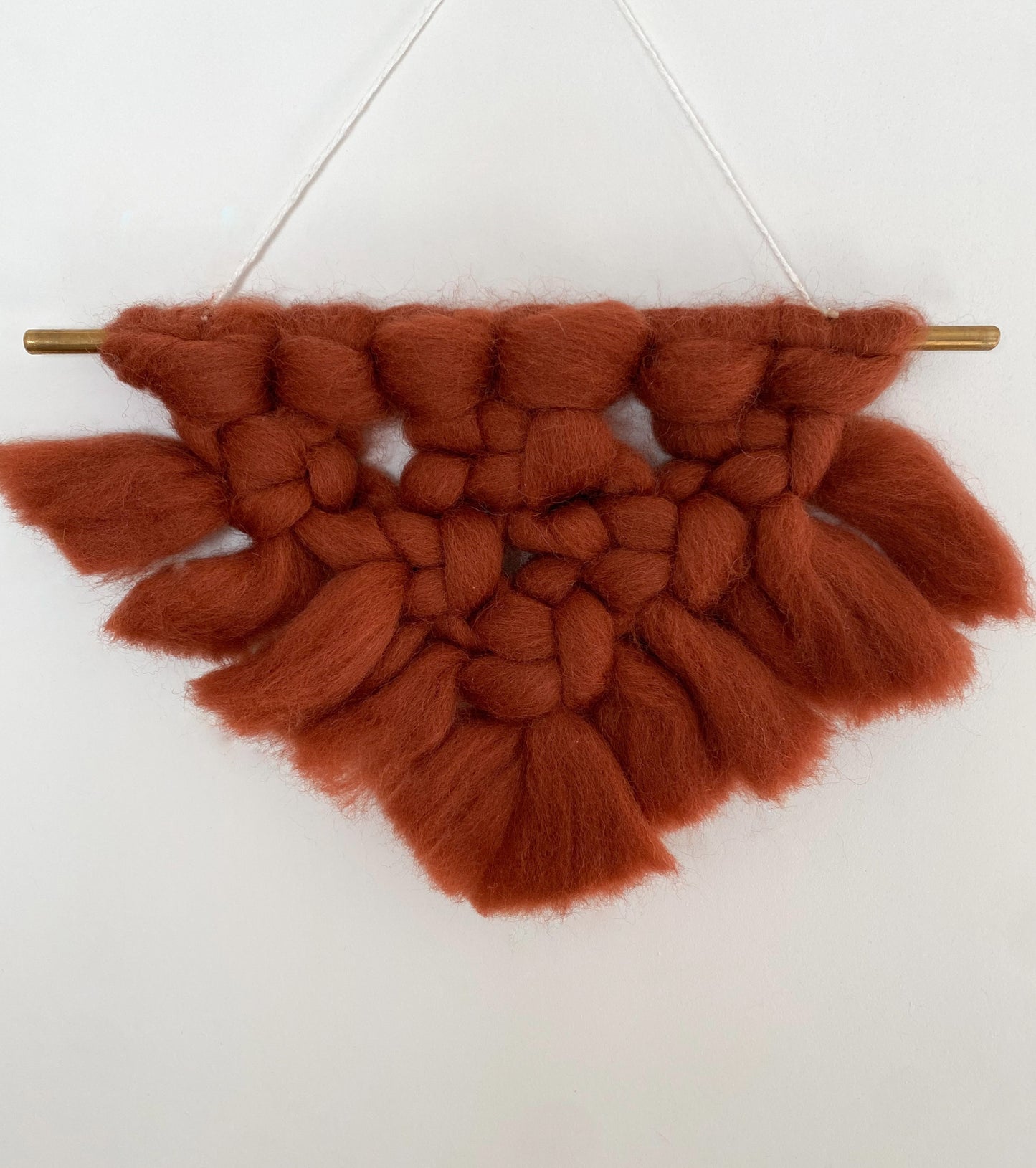 Terra merino wool wall hanging
