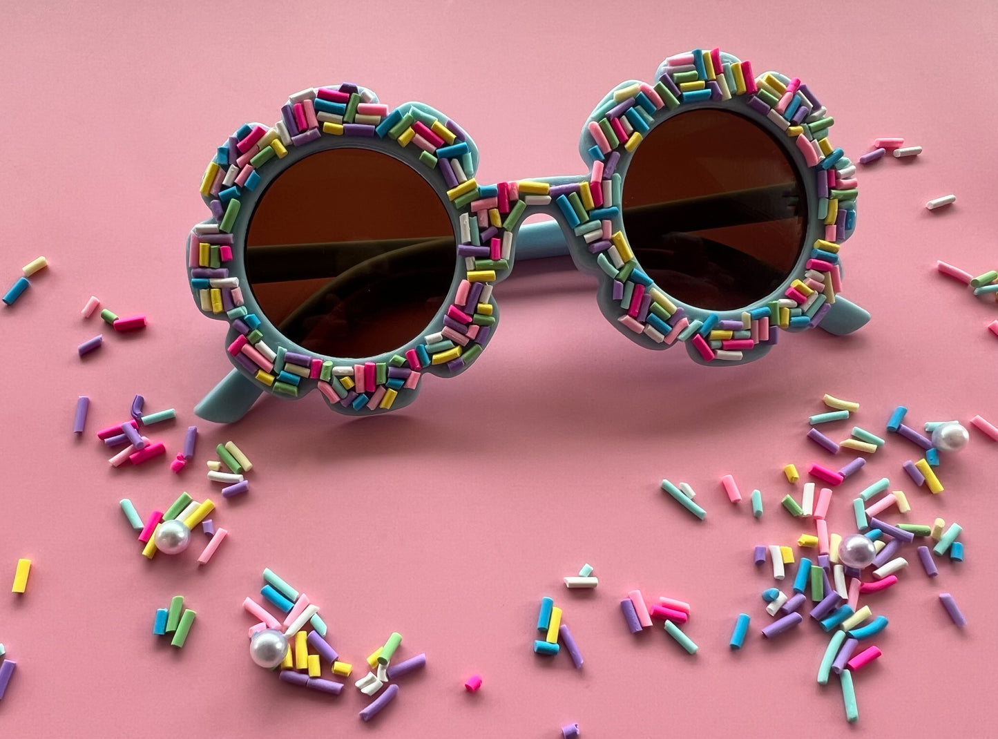 Pastel rainbow sprinkles