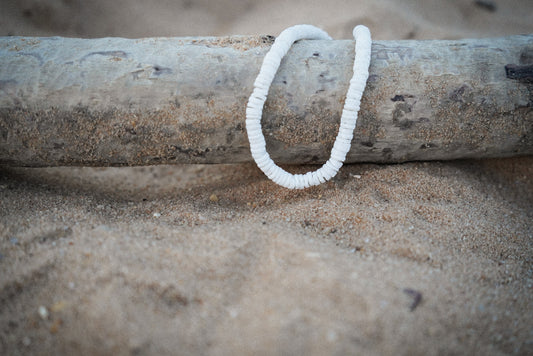 5mm handmade puka shell necklace
