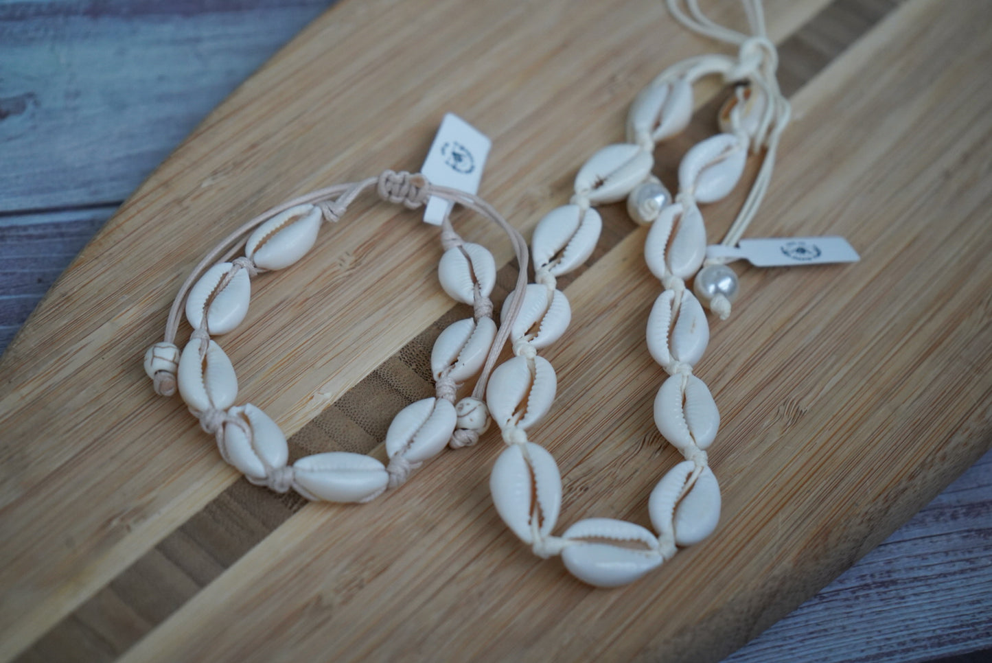 Adult adjustable puka shell necklace