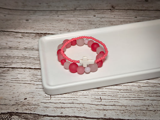 Pink faith ✝️ set of 2