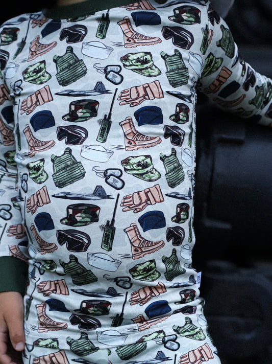 Fletch Honor 2 piece bamboo 2T,4T pjs