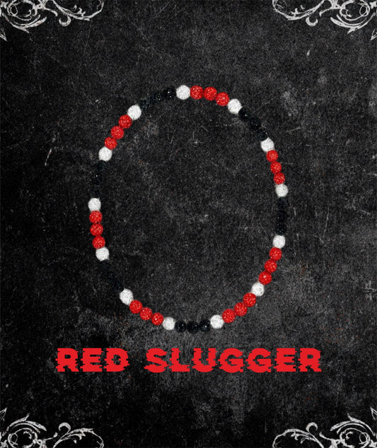 Red Slugger Baseball necklace