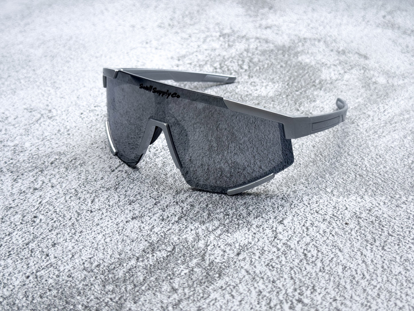 Adult silver cycling sunnies