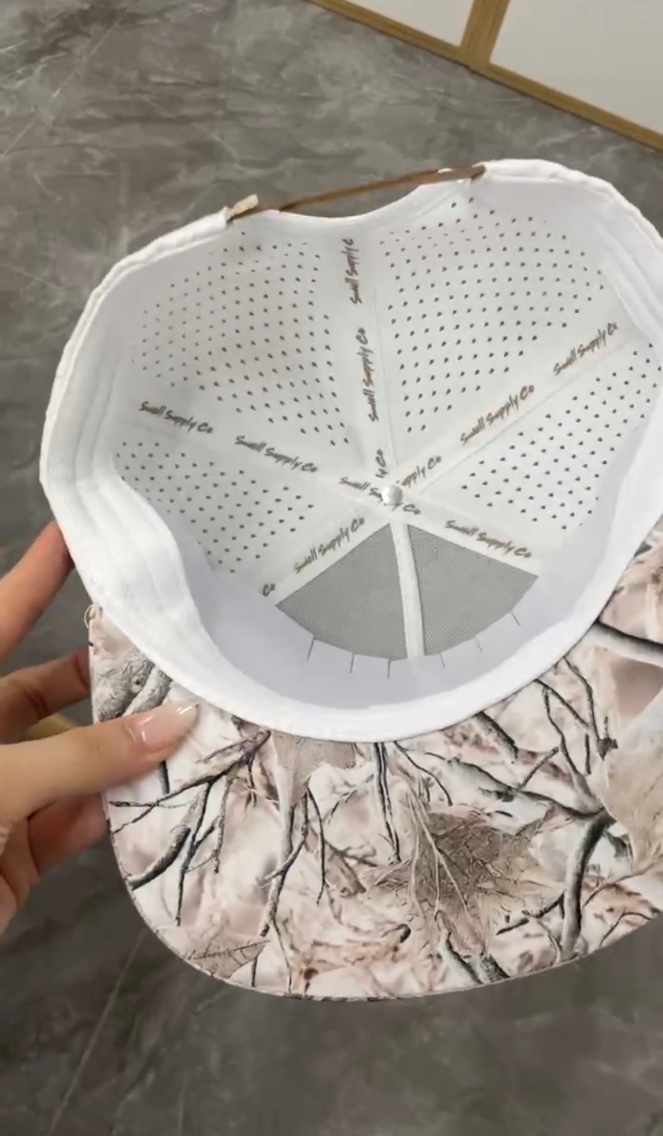 Camo SnapBack hat (no perforation like shown in pics)