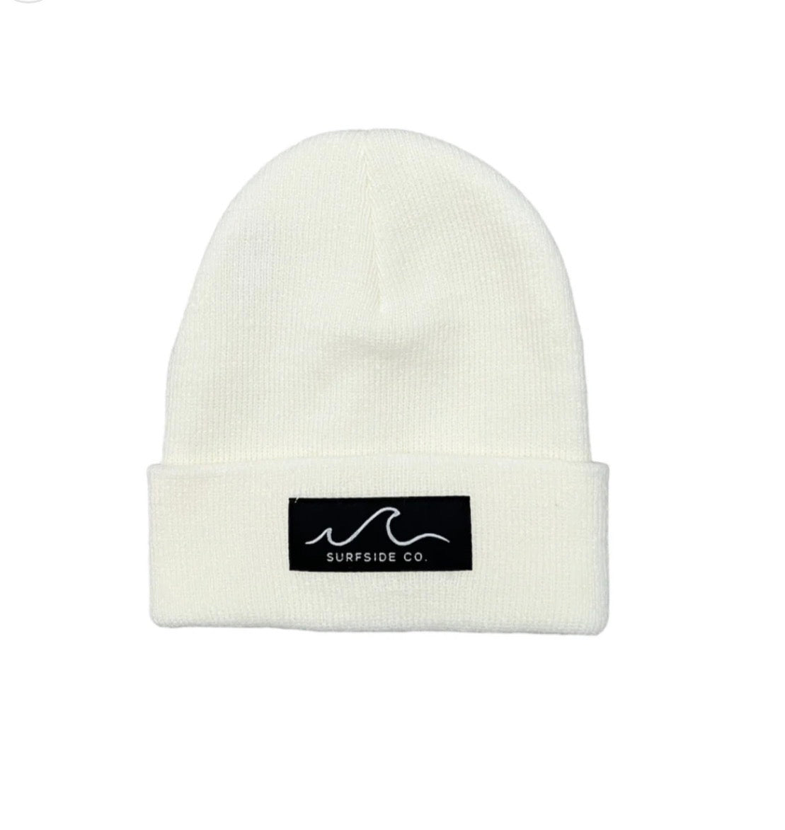 Surfside Co white toddler beanie