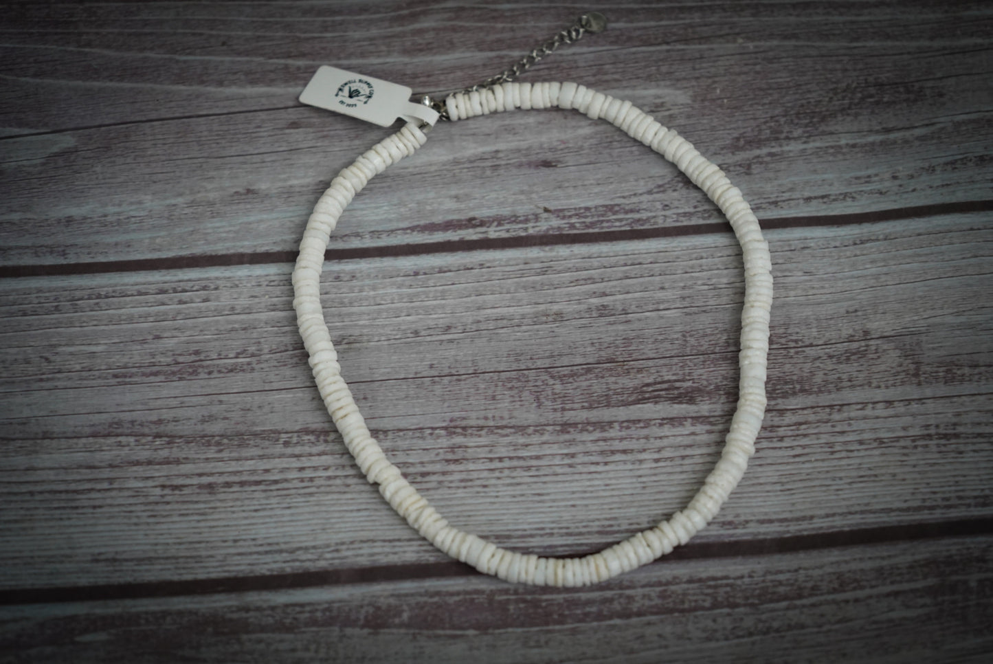 5mm handmade puka shell necklace