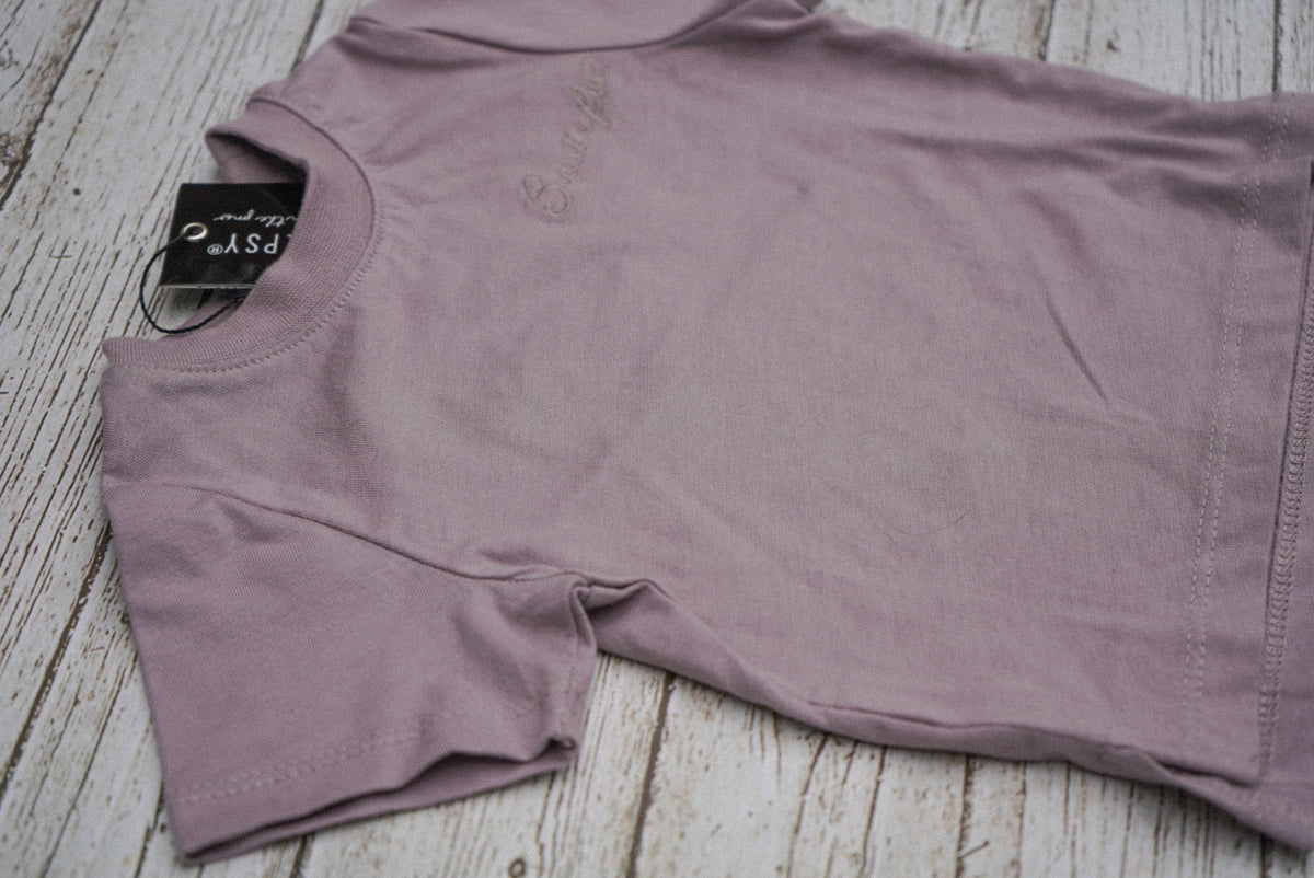 Little Bipsy 3/6 months “beautiful” wisteria tee
