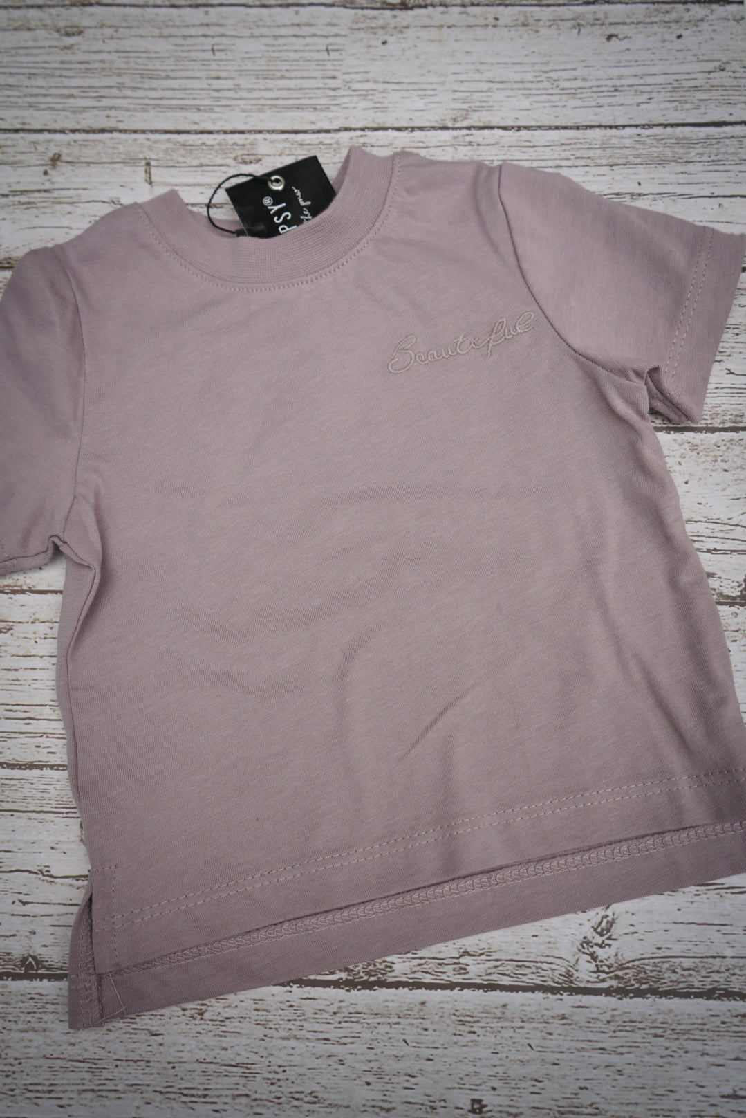 Little Bipsy 3/6 months “beautiful” wisteria tee