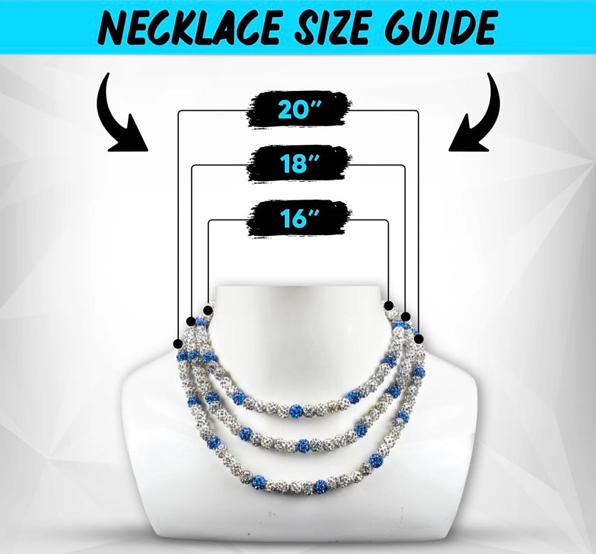 Baseball necklace (multiple colors)