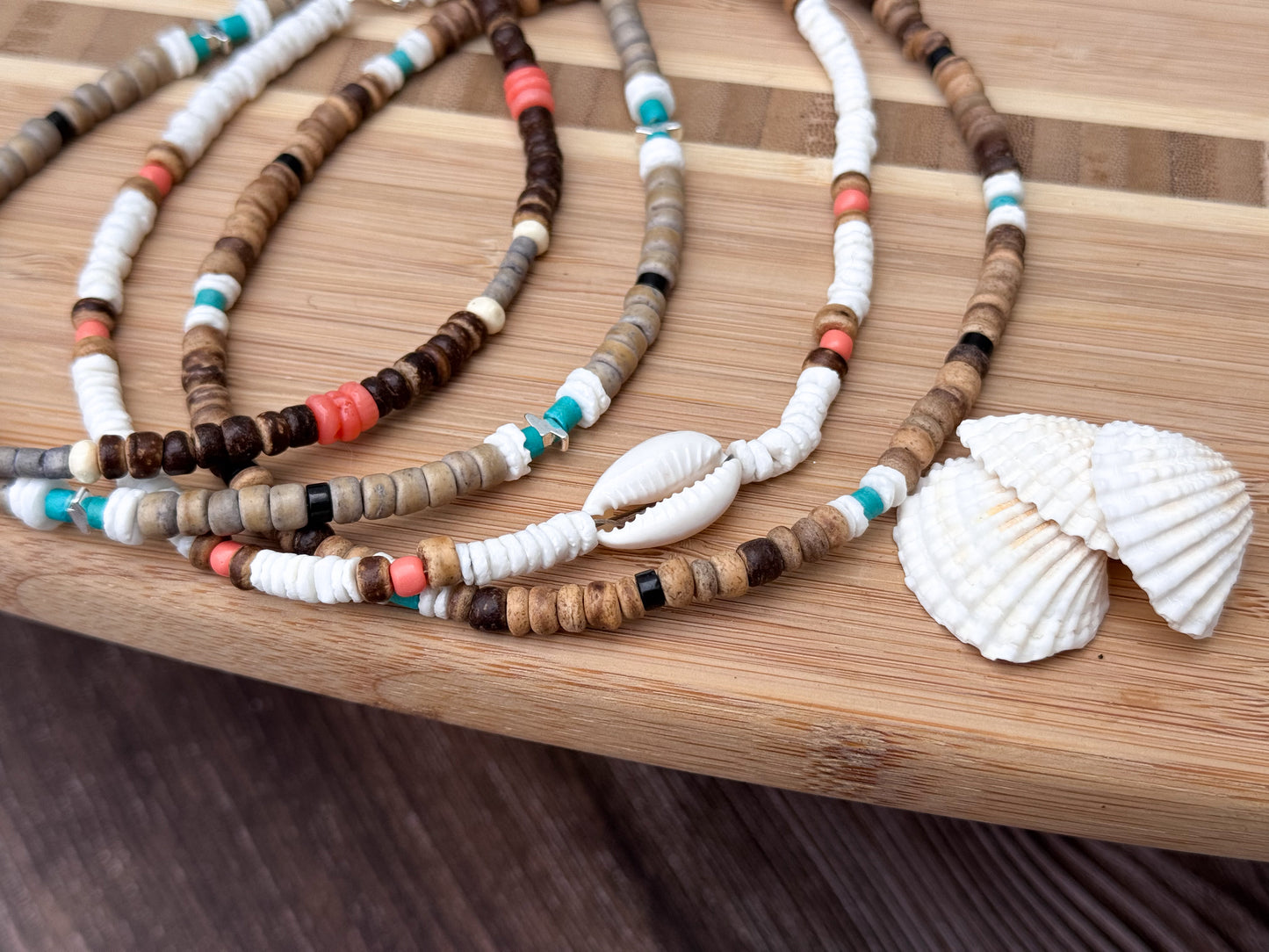 Coco shell surf necklaces