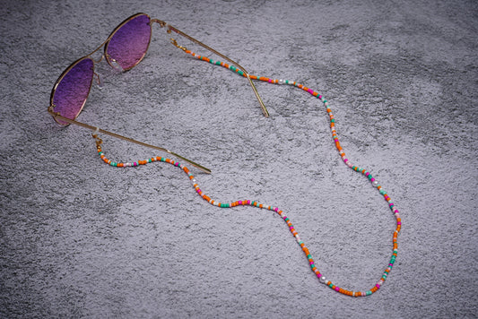 Beaded sunglass chain