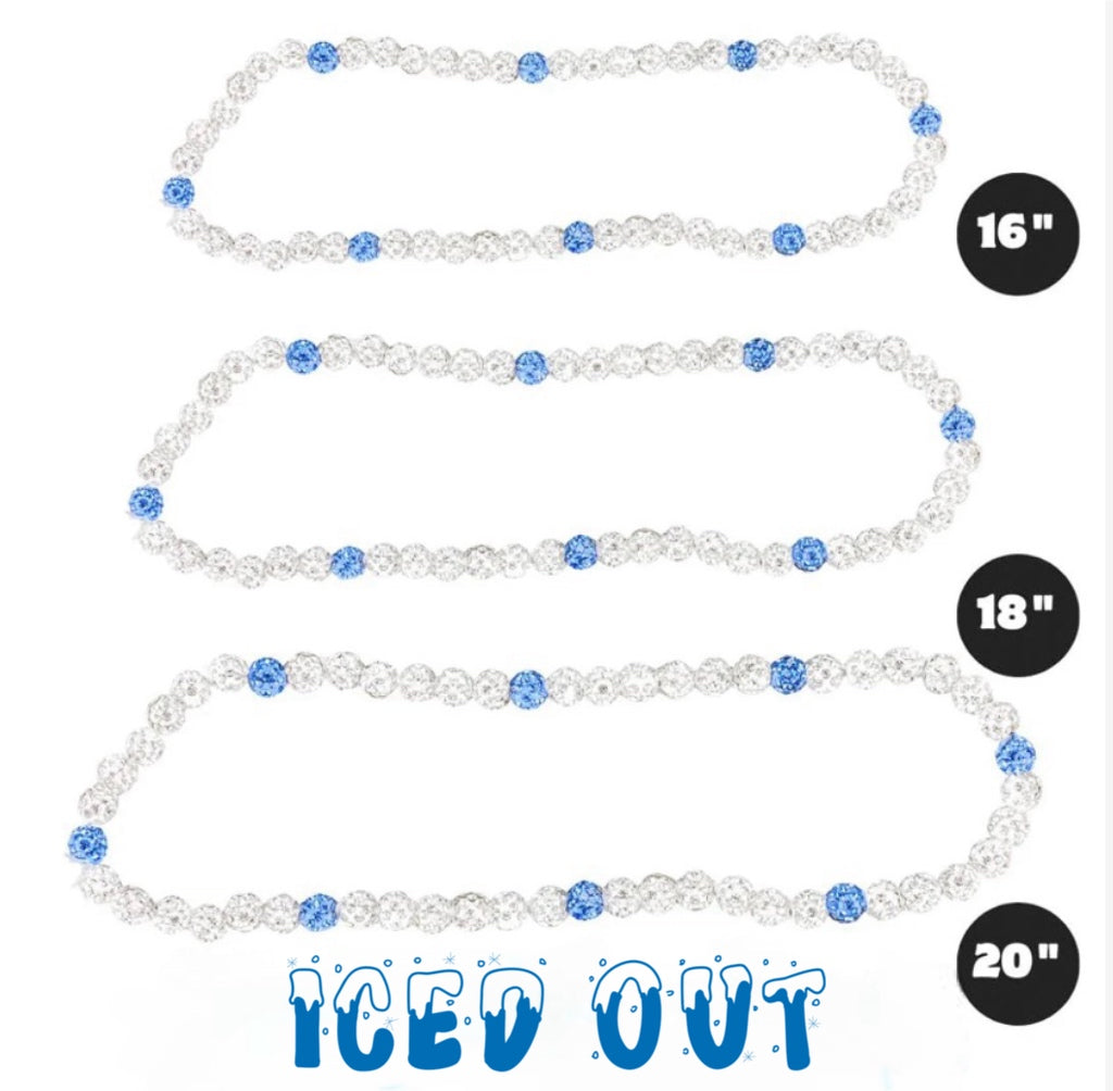 Baseball necklace (multiple colors)