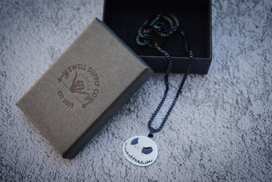 Jack Skellington on stainless box chain