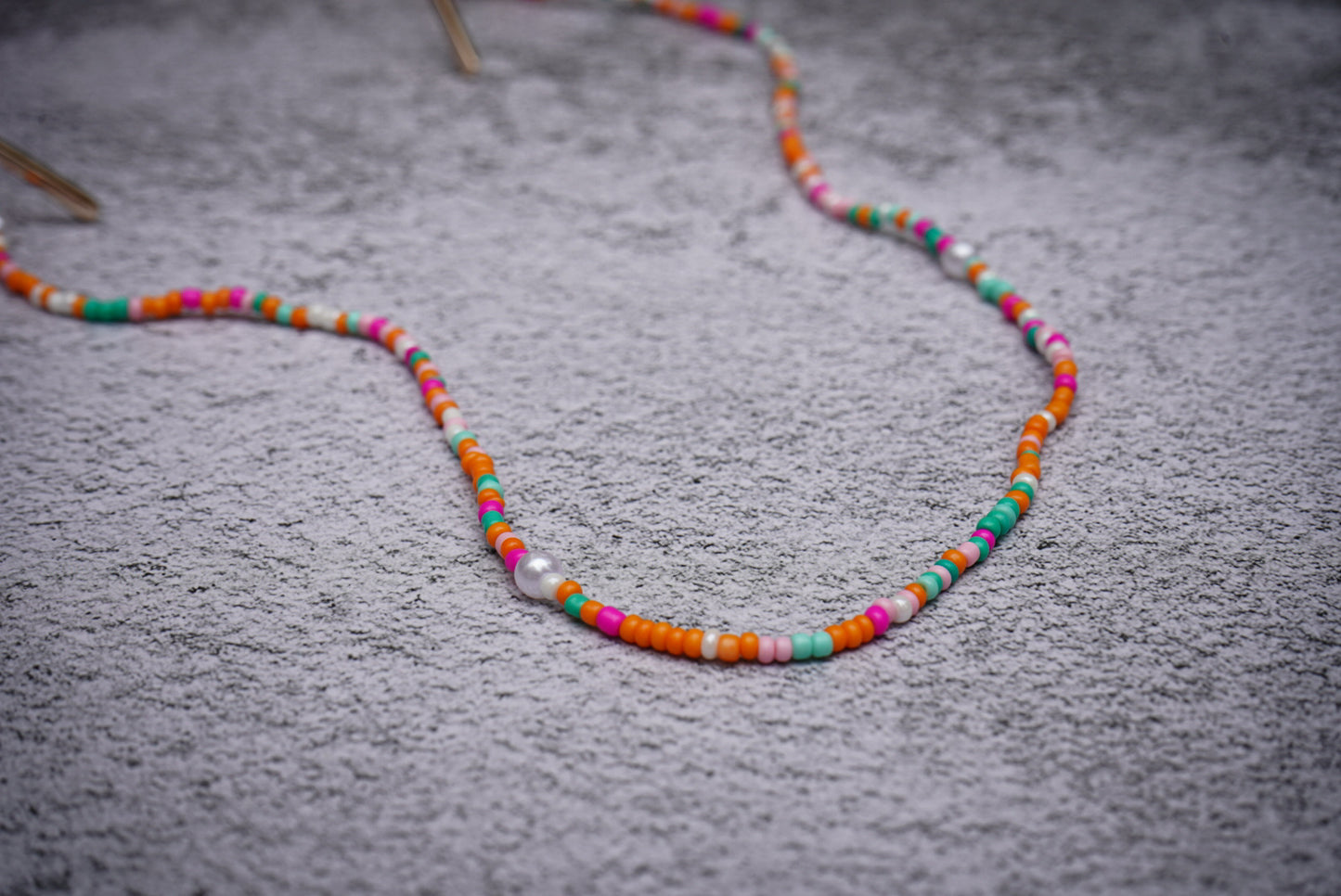 Beaded sunglass chain