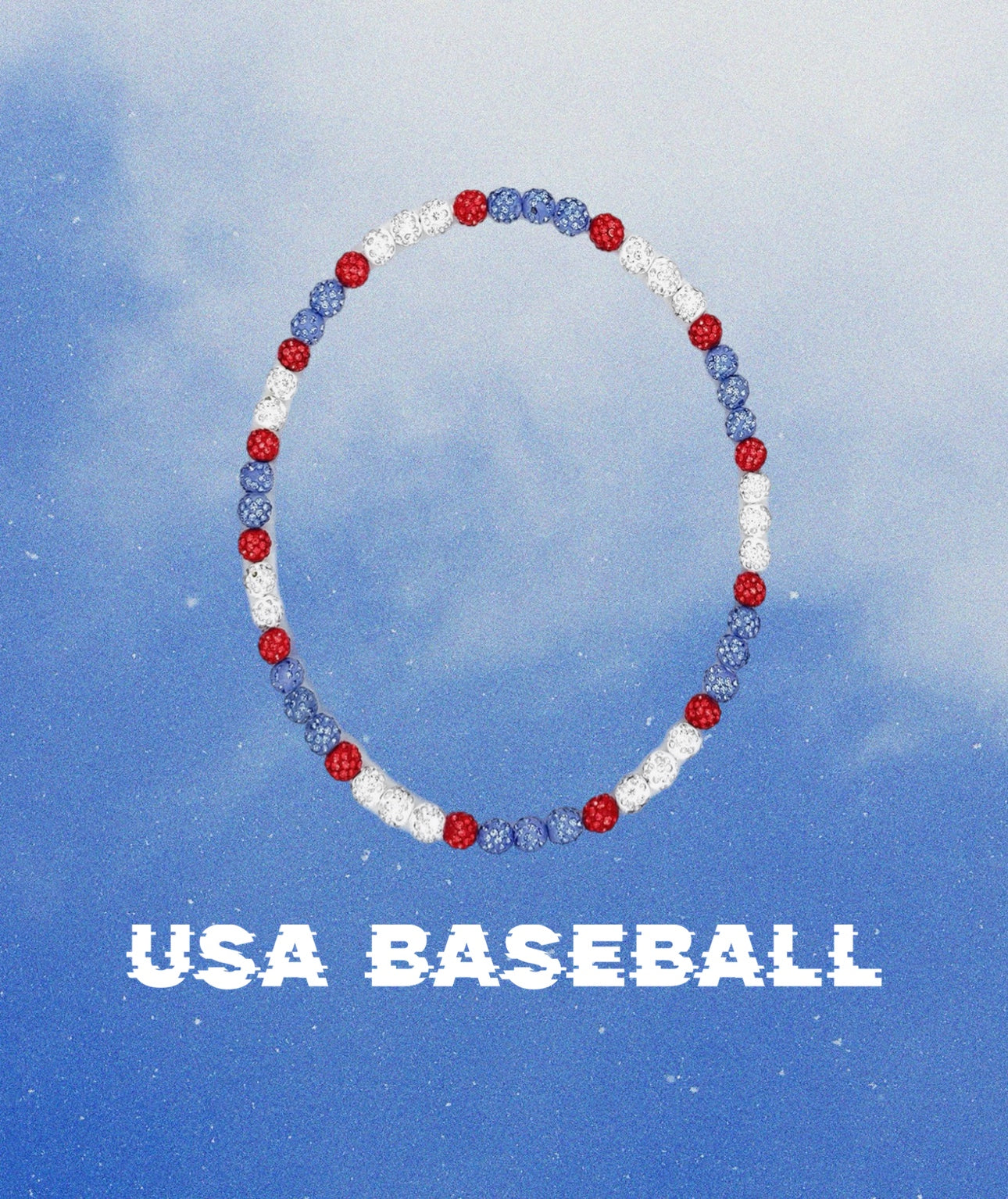 Baseball necklace (multiple colors)