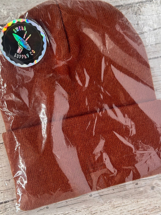 Adult tobacco acrylic beanie