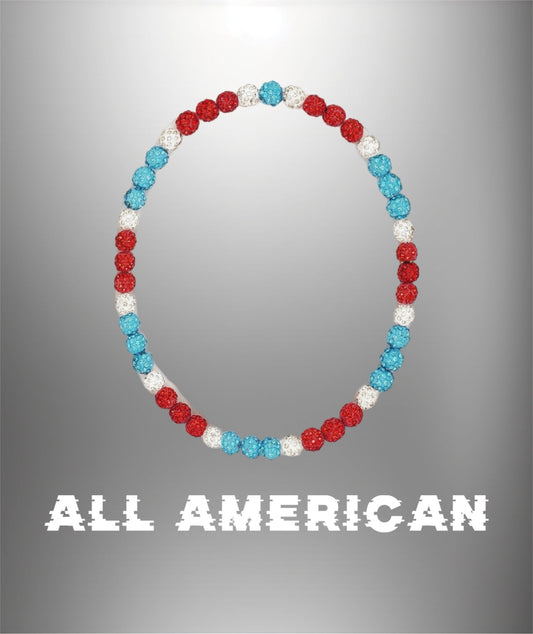 All American baseball necklace