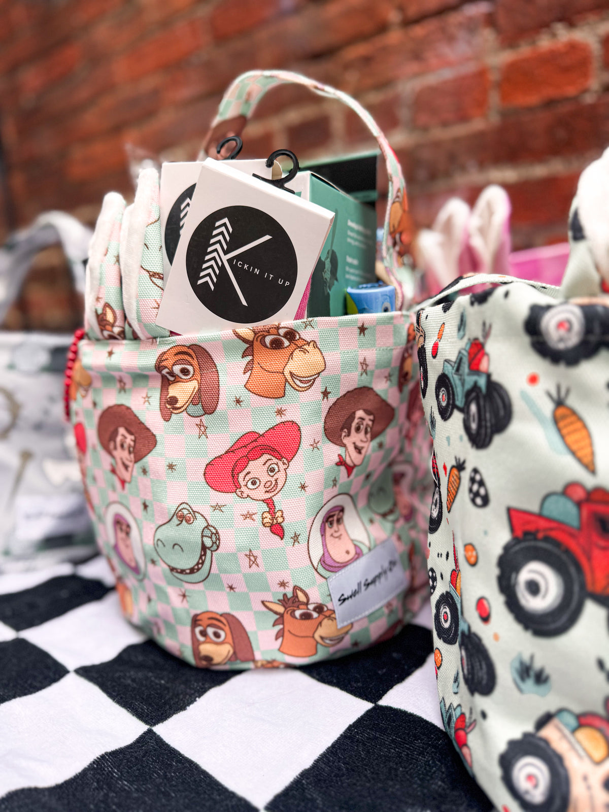 Bunny Ear Easter baskets (ready to ship!)