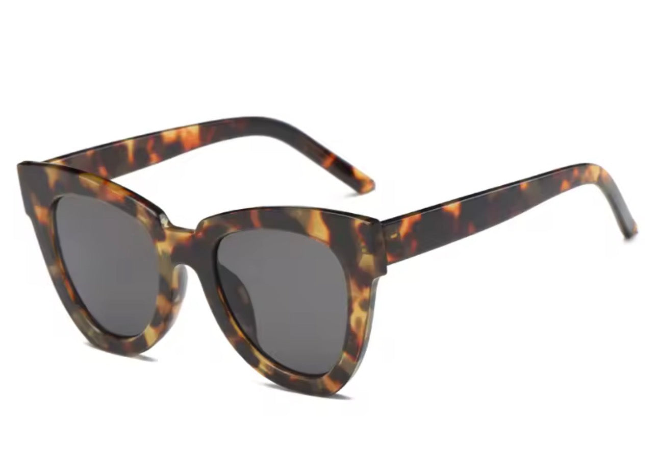 Adult leopard cat eye sunglasses