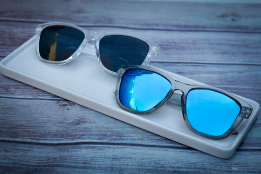 Adult polarized clear wayfarers