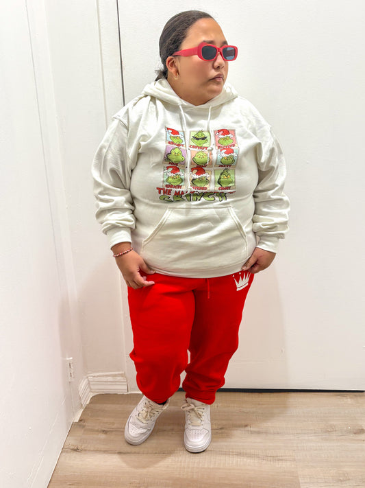 Adult red & green square sunnies