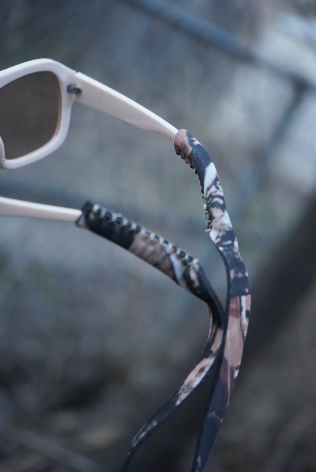 Neoprene camo sunglass strap