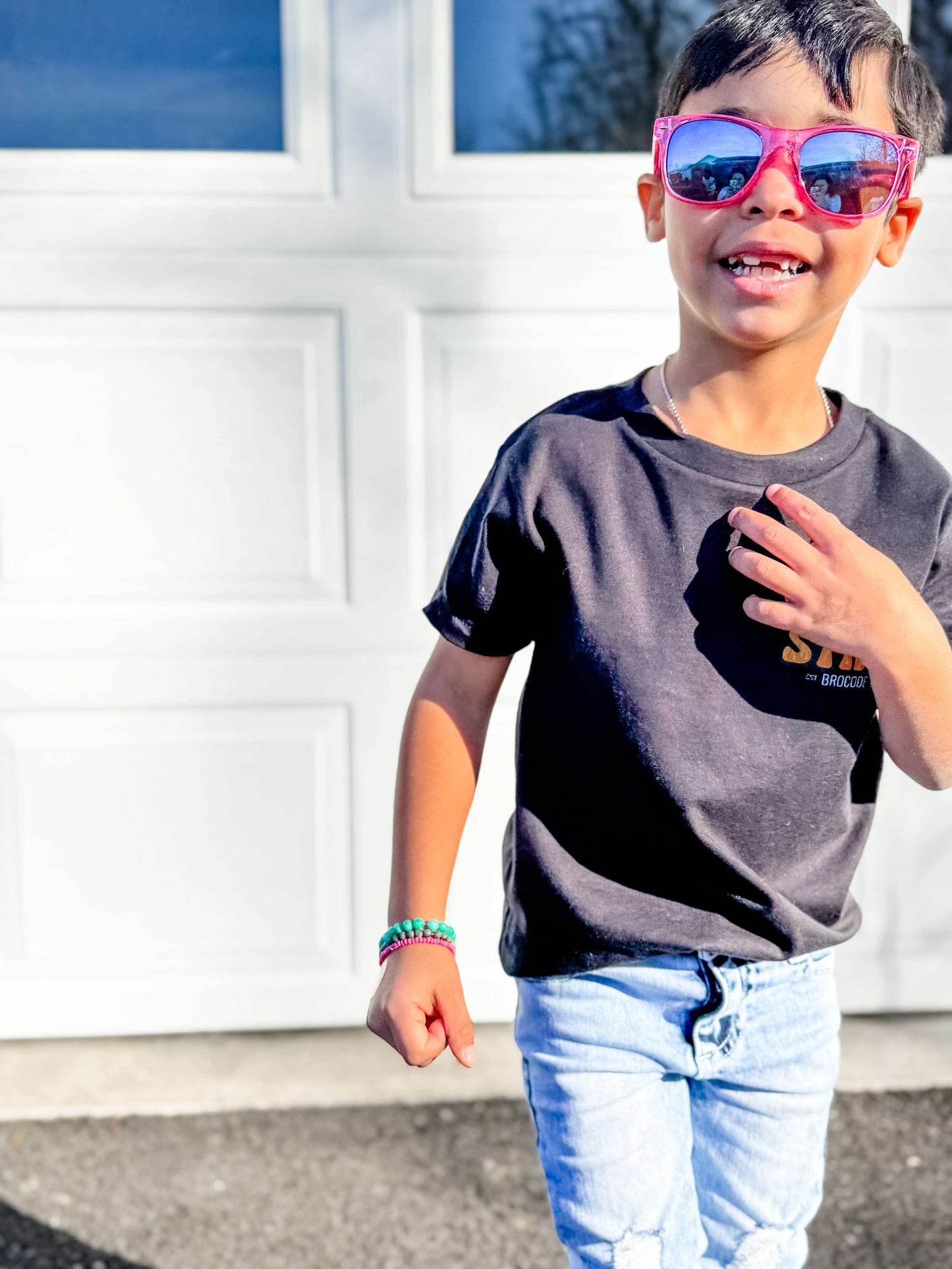 Mirrored translucent wayfarers