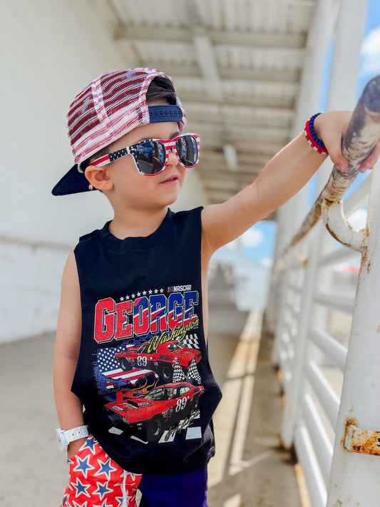 Kid’s rugged flag sunnies