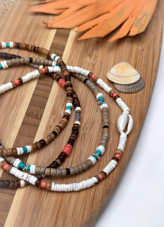 Coco shell surf necklaces