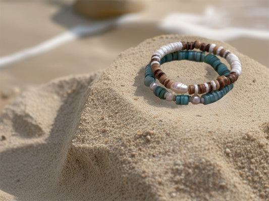 Coastal pearl set of 2