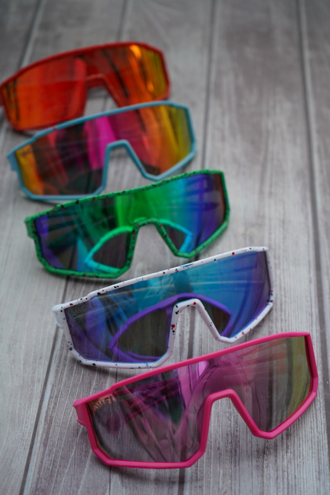 Large youth UV400 polarized cycling sunnies