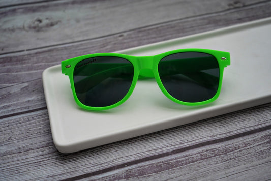 Adult neon green wayfarers